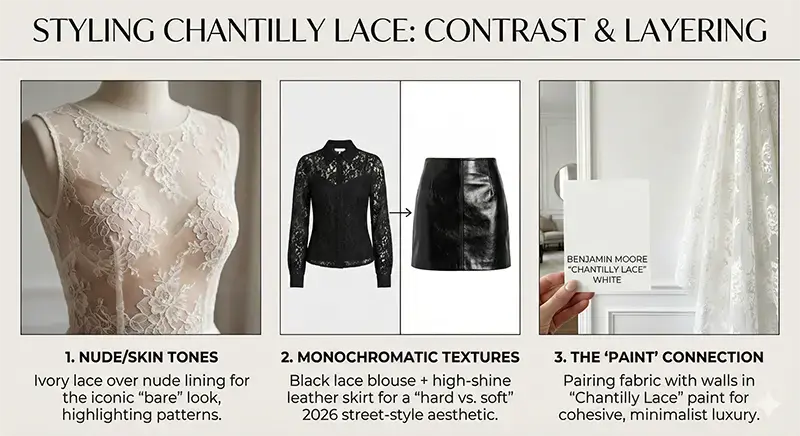 Beautiful colors to pair with chantilly lace