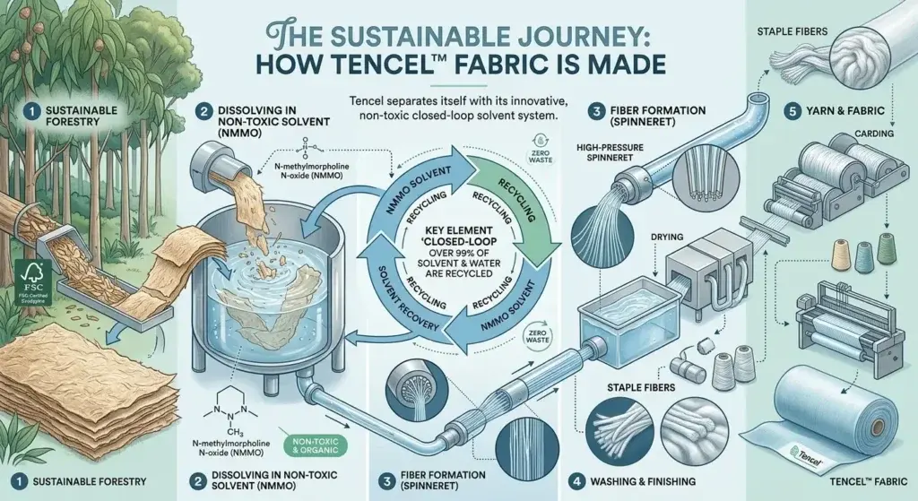 How Is Tencel Fabric Made