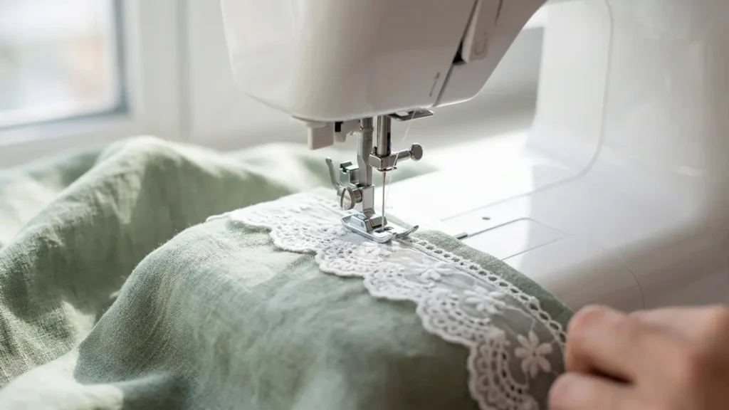How to Sew Lace Trim