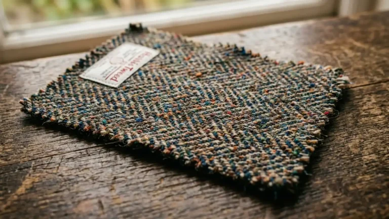 Harris tweed fabric